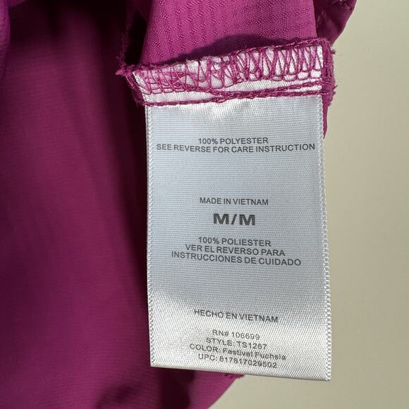 HABIT Women's M Fishing Shirt Short Sleeve V Neck Pink Outdoor Solar Factor 40+ - Picture 7 of 12